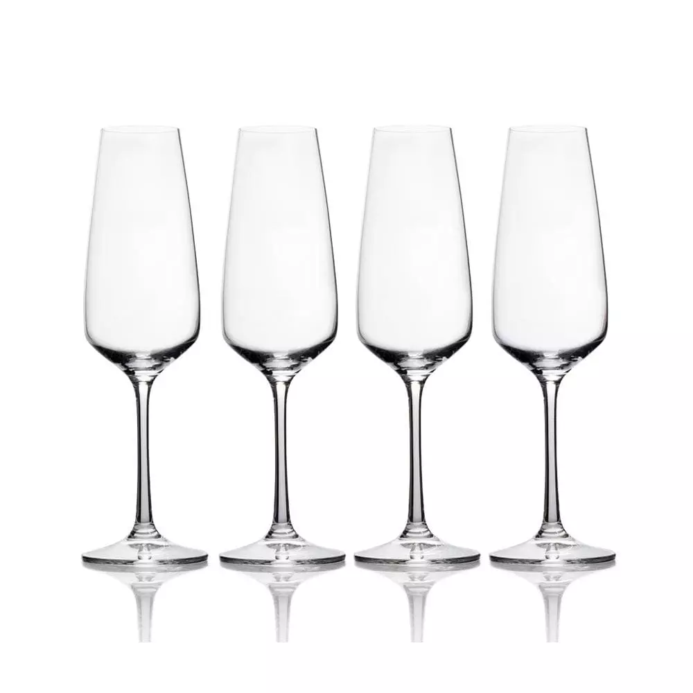 Deals 💯 Mikasa® Melody Set of 4 Champagne Flute Glasses 🔔 5 Deals 💯 Mikasa® Melody Set of 4 Champagne Flute Glasses 🔔 - Image 3