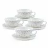 Flash Sale 👍 Mikasa® Millie Gold Set of 4 Cups and Saucers 😀 -Hot Sale barware Store millie gold set of 4 cups and saucers 5289326 1