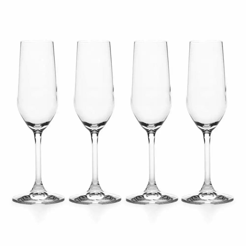 Hot Sale 🔥 Mikasa® Napoli Set of 4 Flute Glasses 💯 3 Hot Sale 🔥 Mikasa® Napoli Set of 4 Flute Glasses 💯