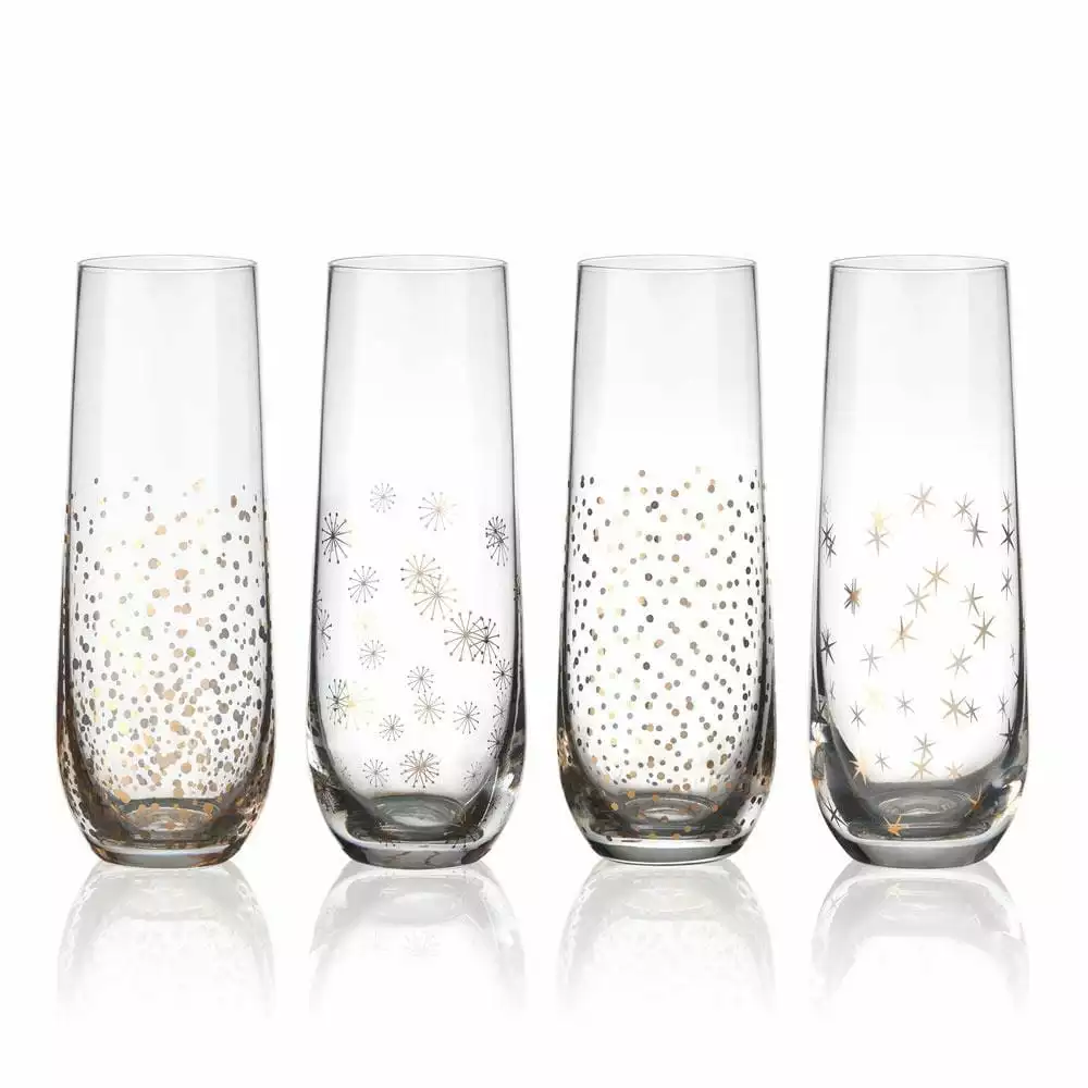 Best reviews of 😀 Mikasa® Party Set of 4 Gold Stemless Flute Glasses 🥰 3 Best reviews of 😀 Mikasa® Party Set of 4 Gold Stemless Flute Glasses 🥰