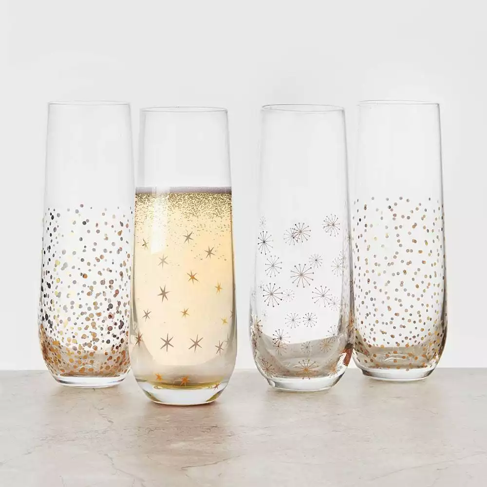 Best reviews of 😀 Mikasa® Party Set of 4 Gold Stemless Flute Glasses 🥰 4 Best reviews of 😀 Mikasa® Party Set of 4 Gold Stemless Flute Glasses 🥰 - Image 2