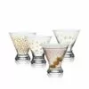Brand new ❤️ Mikasa® Party Set of 4 Stemless Martini Glasses 👏 -Hot Sale barware Store party set of 4 stemless martini glasses 5294202 1