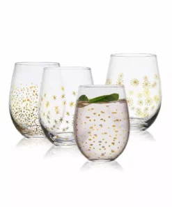 Top 10 🤩 Mikasa® Party Set of 4 Stemless Wine Glasses 😍