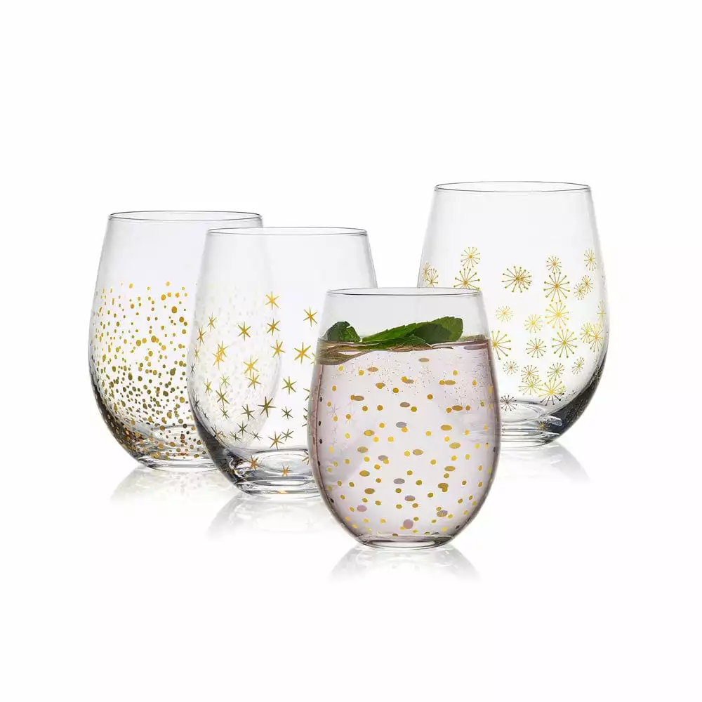 Top 10 🤩 Mikasa® Party Set of 4 Stemless Wine Glasses 😍 3 Top 10 🤩 Mikasa® Party Set of 4 Stemless Wine Glasses 😍