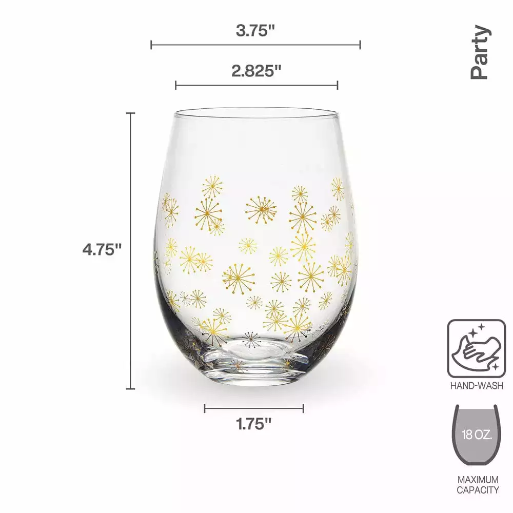 Top 10 🤩 Mikasa® Party Set of 4 Stemless Wine Glasses 😍 6 Top 10 🤩 Mikasa® Party Set of 4 Stemless Wine Glasses 😍 - Image 4