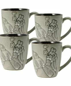 Best Pirce ⭐ Gourmet Basics® Song Bird Set of 4 Mugs ⌛
