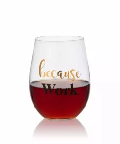 Wholesale ⭐ Mikasa® Double Wall Mug and Stemless Wine Glass Set of 2, Work Sentiment 👍 10 Wholesale ⭐ Mikasa® Double Wall Mug and Stemless Wine Glass Set of 2, Work Sentiment 👍 -Hot Sale barware Store stemless set of 2 work wine glass and glass mug 5281856 4