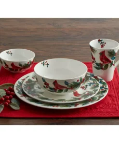 Hot Sale ⌛ Mikasa® Winter Cardinal Set of 4 Mugs 😍 -Hot Sale barware Store winter cardinal set of 4 mugs K45272173 3